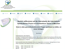 Tablet Screenshot of praxis-tasios.de